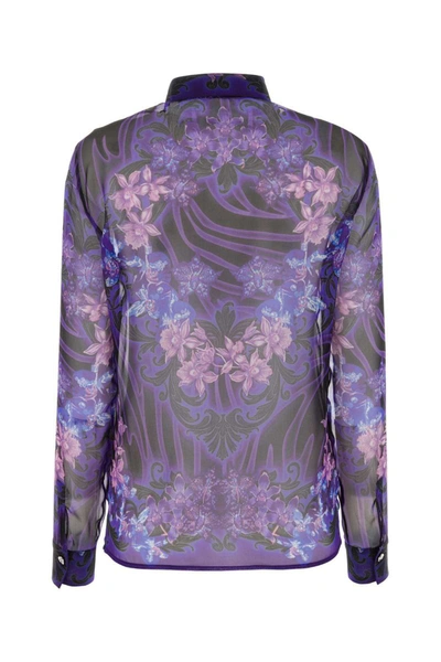 Shop Versace Shirts In Floral
