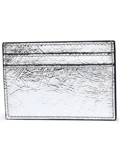 Shop Versace The Jellyfish Cardholder In Silver