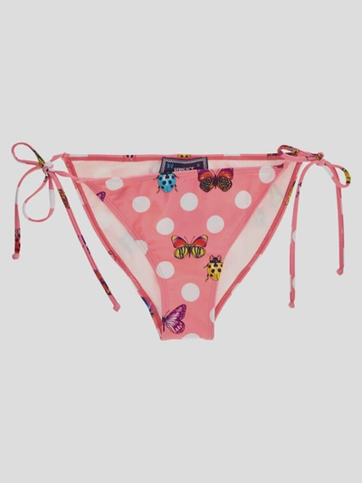 Shop Versace Underwear Bikini Bottoms In Multicolour