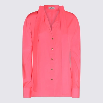 Shop Vivienne Westwood Pink Shirt In Pink Neon
