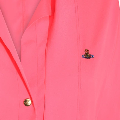 Shop Vivienne Westwood Shirts In Pink Neon