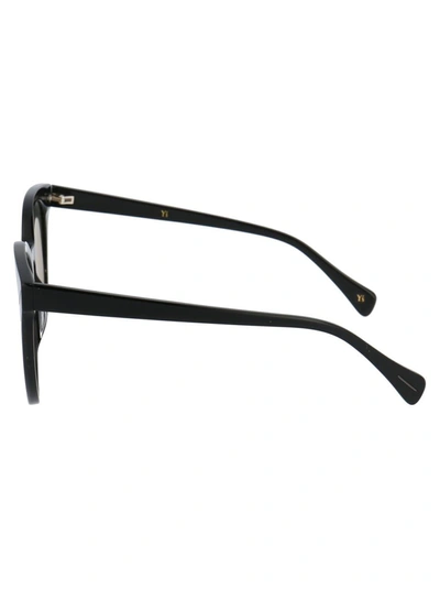 Shop Yohji Yamamoto Sunglasses In 001 Black