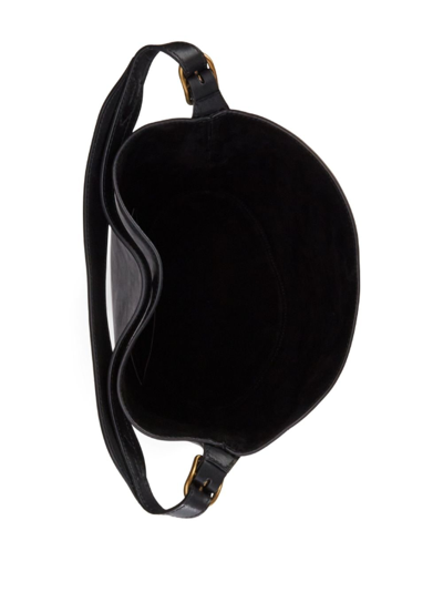 Shop Polo Ralph Lauren Vachetta Logo-print Tote Bag In Black