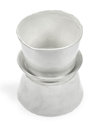Shop Serax La Mère Brushed-finish Bowl In White