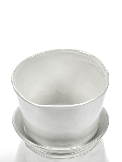 Shop Serax La Mère Brushed-finish Bowl In White