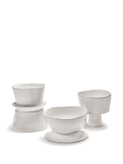 Serax La Mère Brushed-finish Bowl In White