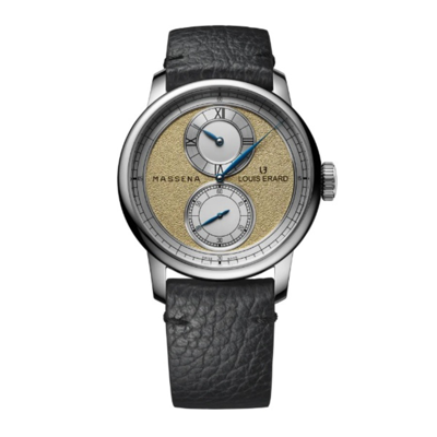 Shop Louis Erard Excellence Automatic Champagne Dial Men's Watch 85237aa75.bva103 In Black / Blue / Champagne