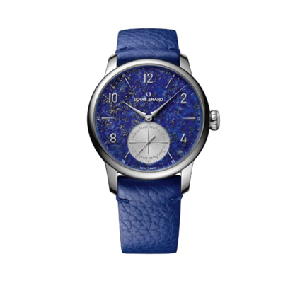 Shop Louis Erard Excellence Petite Seconde Lapis-lazuli Automatic Blue Dial Men's Watch 34238aa35.bva133