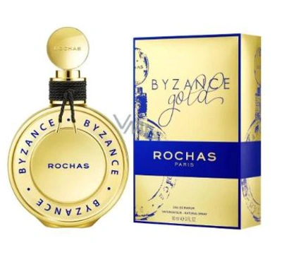 Shop Rochas Ladies Byzance Gold Edp 3.0 oz Fragrances 3386460134347 In Black / Gold / Rose Gold