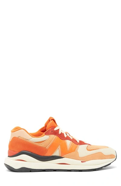 Shop New Balance 5740 Sneaker In Macadamia Nut/ Vitamin Orange