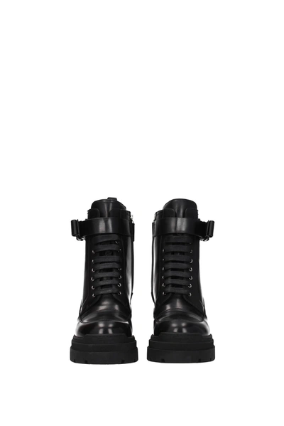 Shop Ferragamo Ankle Boots Lober Leather Black