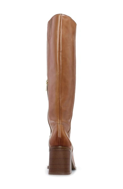 Shop Vince Camuto Sangeti Knee High Boot In Golden Walnut