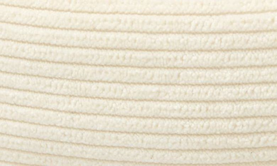 Shop Lele Sadoughi Pearly Trim Knotted Corduroy Headband In Ivory