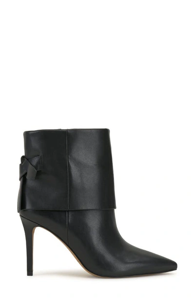 Shop Vince Camuto Kresinta Foldover Cuff Pointed Toe Bootie In Black