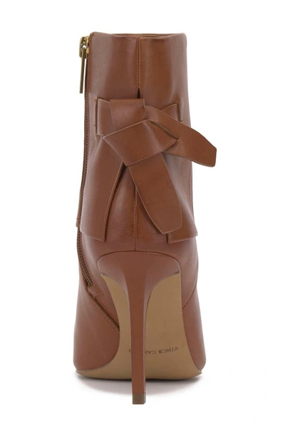 Shop Vince Camuto Kresinta Foldover Cuff Pointed Toe Bootie In Warm Caramel