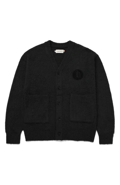 Shop Honor The Gift Stamped Batch Cardigan In Black