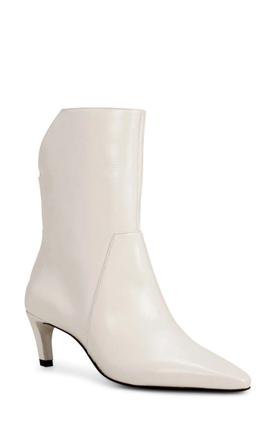Shop Vince Camuto Quindele Pointed Toe Bootie In Coconut Cream