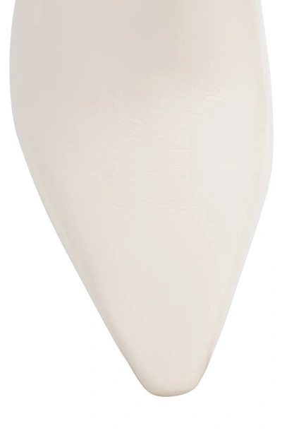 Shop Vince Camuto Quindele Pointed Toe Bootie In Coconut Cream