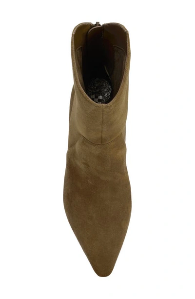 Shop Vince Camuto Quindele Pointed Toe Bootie In Nutmeg