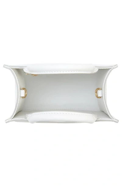 Shop Dolce & Gabbana Mini Dg Logo Daily Leather Tote In White