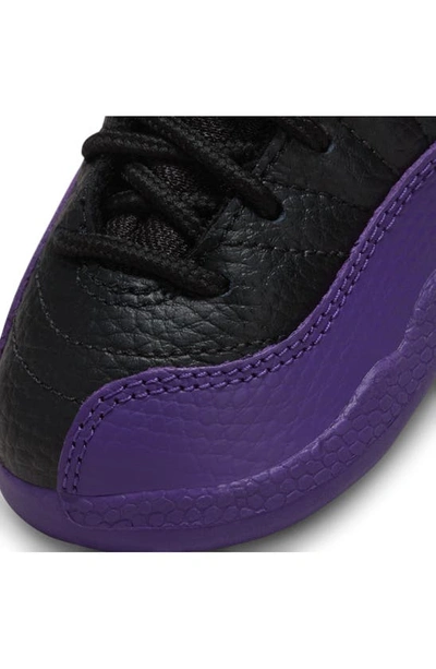 Shop Jordan Air  12 Retro Basketball Sneaker In Black/ Purple/ Gold/ Taxi