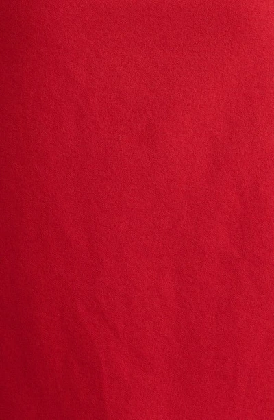 Shop Cinq À Sept Mckenna Long Sleeve Shirtdress In Warm Cranberry