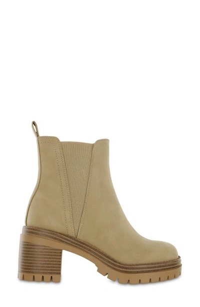 Shop Mia Adea Platform Chelsea Boot In Stone Brus