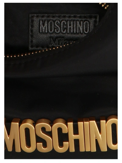 Shop Moschino Logo Clutch Bag