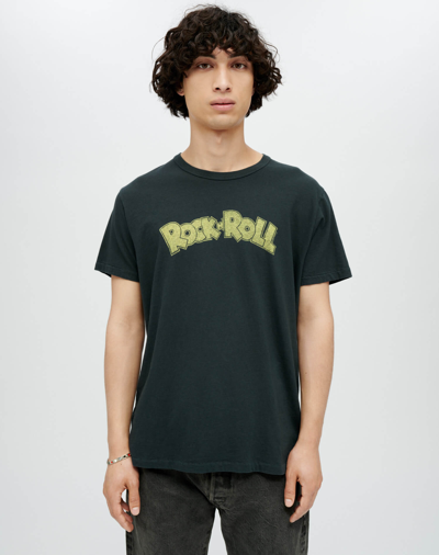 Shop Re/done Classic "rock N Roll" Tee In Xs