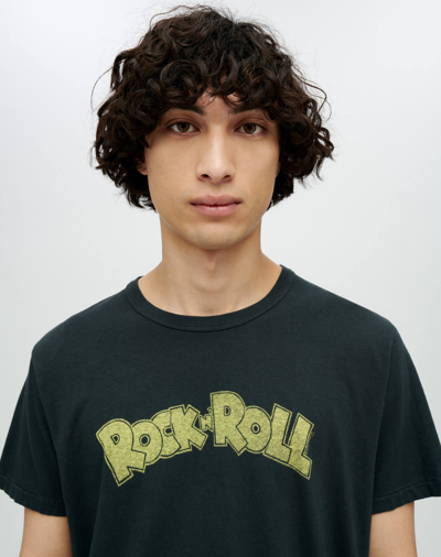 Shop Re/done Classic "rock N Roll" Tee In Xs