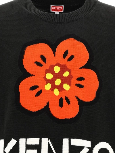 Shop Kenzo "boke Flower" Sweater In Black