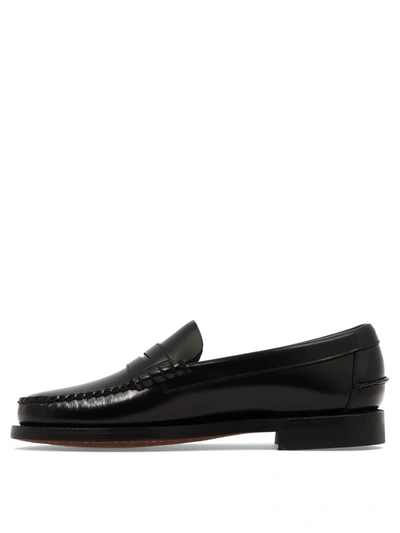 Shop Sebago "classic Dan" Loafers In Black