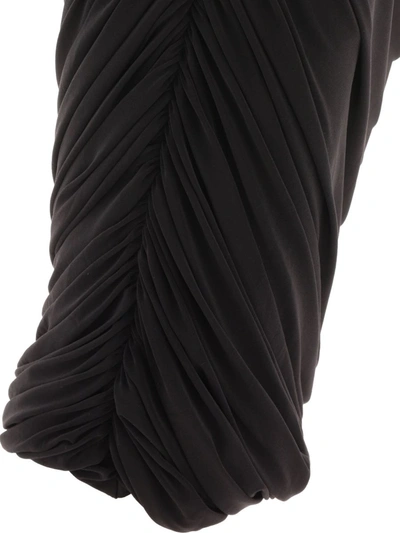 Shop Norma Kamali "diana" Dress In Black