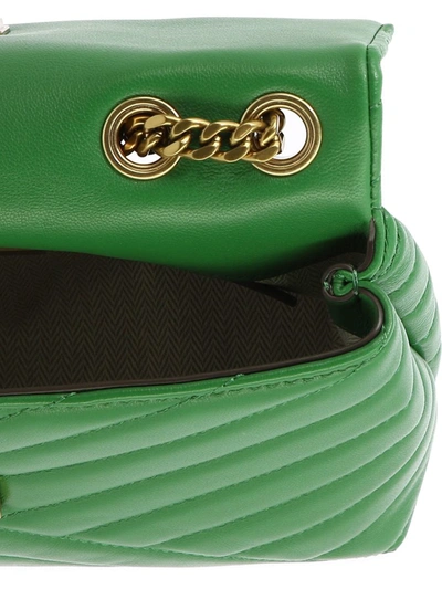 Shop Tory Burch "kira" Shoulder Bag In Green