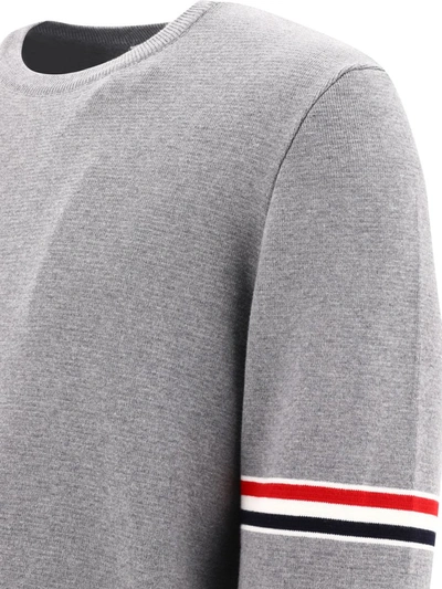 Shop Thom Browne "milano Stitch" Sweater In Grey