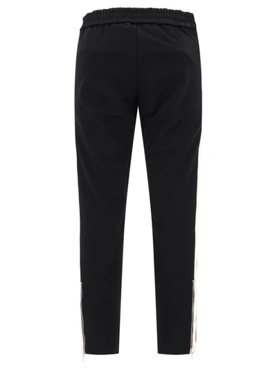Shop Palm Angels "pa Monogram" Joggers In Black