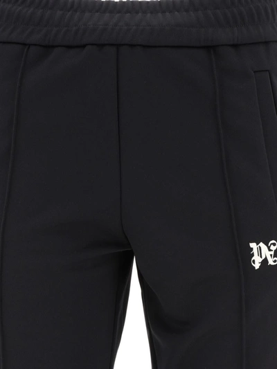 Shop Palm Angels "pa Monogram" Joggers In Black