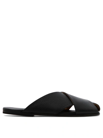 Shop Marsèll "spatola" Sandals In Black