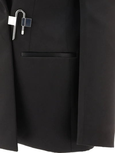 Shop Givenchy "u-lock" Blazer In Black