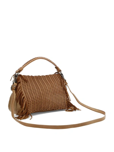 Shop Giancarlo Nevola "vasia" Handbag In Brown