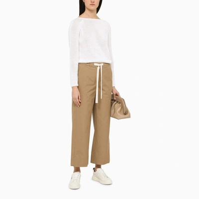 Shop 's Max Mara Crew-neck Jumper In White