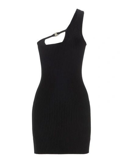 Shop Alyx 1017  9sm 'buckle Webbed Knit' Dress In Black