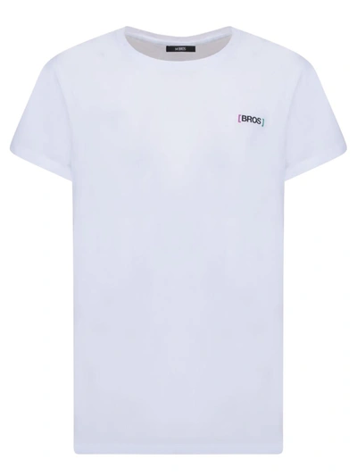 Shop 14 Bros T-shirts In White