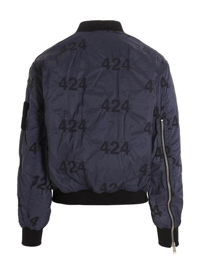 424 Reversible Logo Bomber Jacket In Multicolor