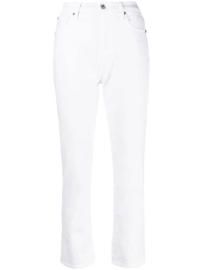 Shop 7 For All Mankind Slim Fit Denim Jeans In White