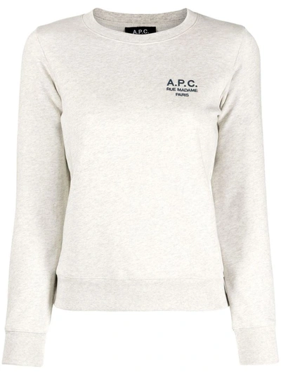 Shop Apc A.p.c. Skye Sweatshirt In Beige