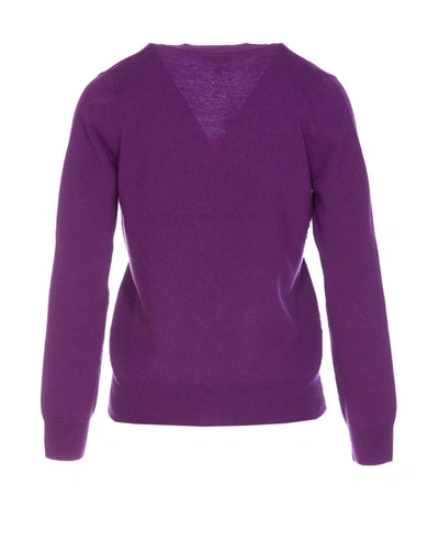 Shop Apc A.p.c. Sweaters In Purple