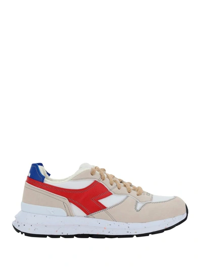 Shop Acbc Sneakers In White/red/blue