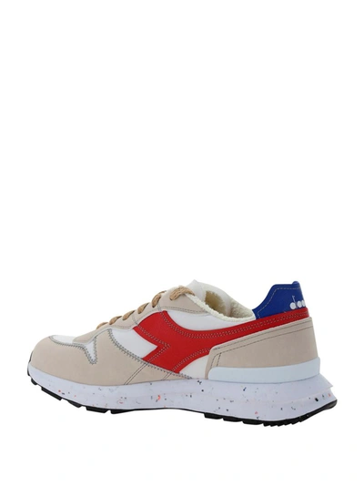Shop Acbc Sneakers In White/red/blue