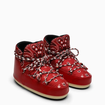 Shop Alanui Padded Boot In Red